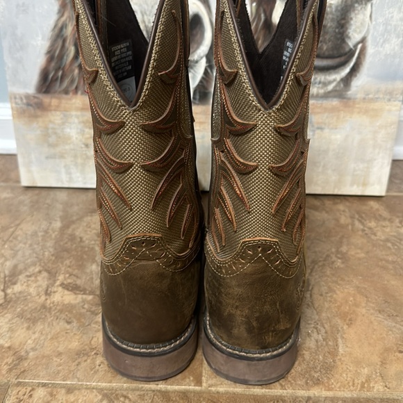 Justin non steel toe leather boots - Picture 5 of 6